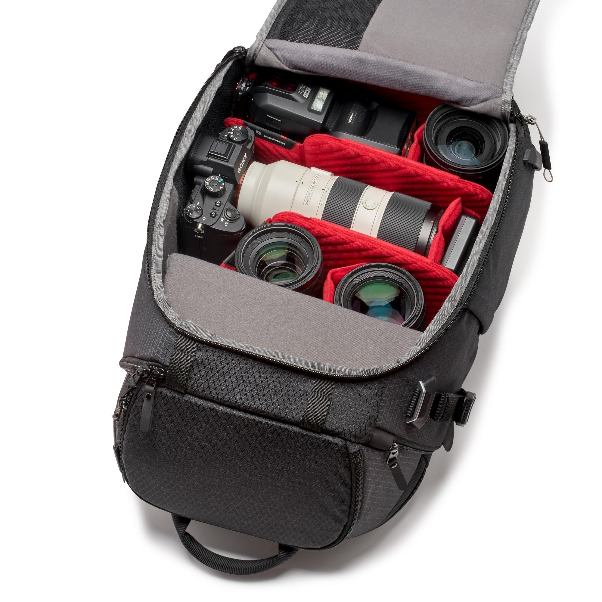 Manfrotto PRO Light Multiloader Camera Backpack M for DSLR/Camcorder - 17L
