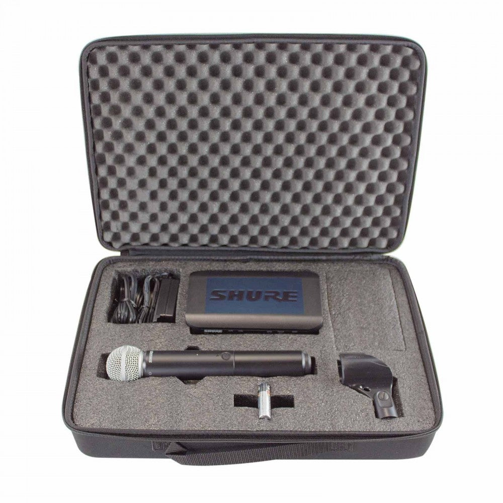 Безжична система Shure BLX24E/SM58-M17 (662-686MHz) с ръчен микрофон и капсула SM58-кардиод