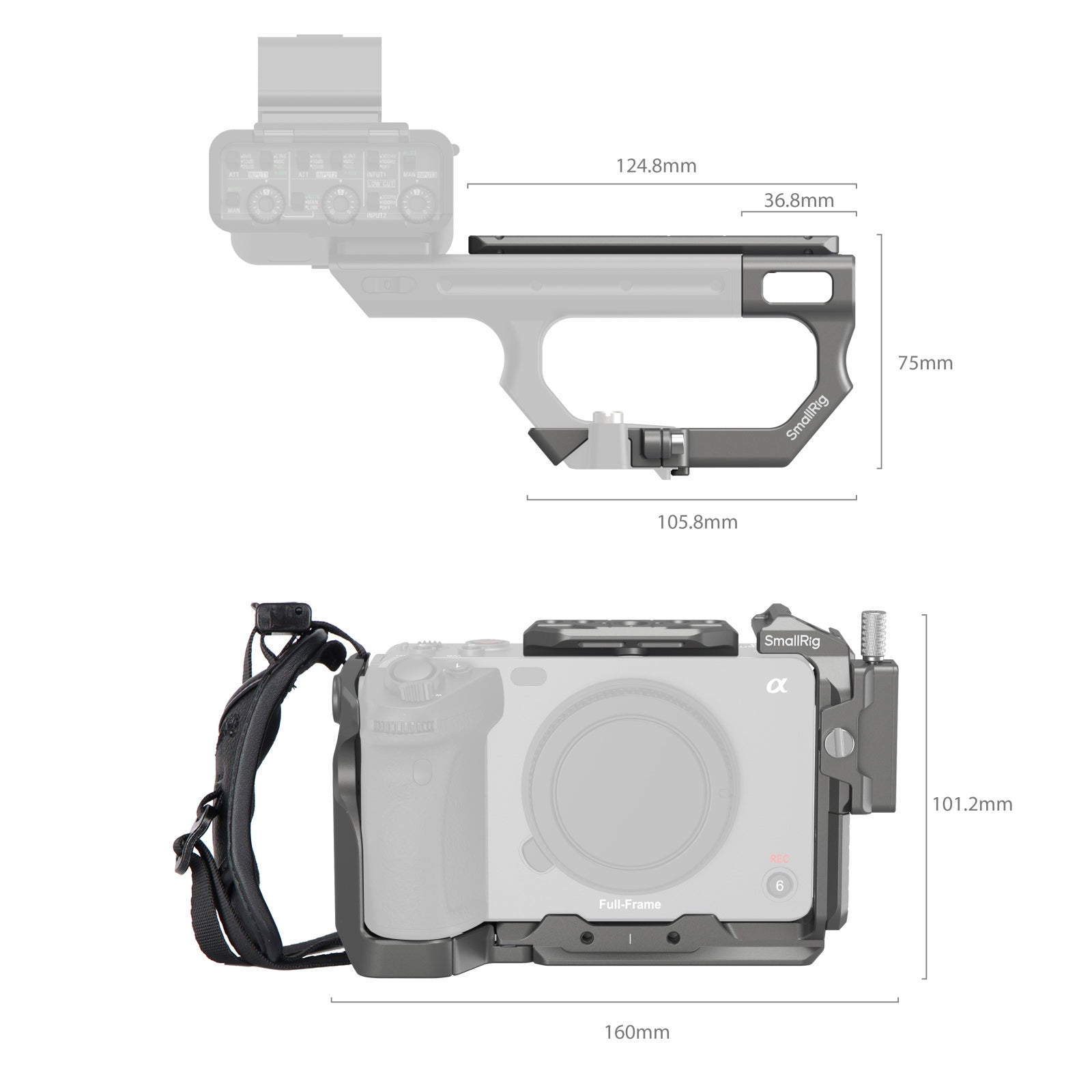 Клетка усъвършенстванa SmallRig с бързо освобождаване HawkLock за Sony FX3 / FX30