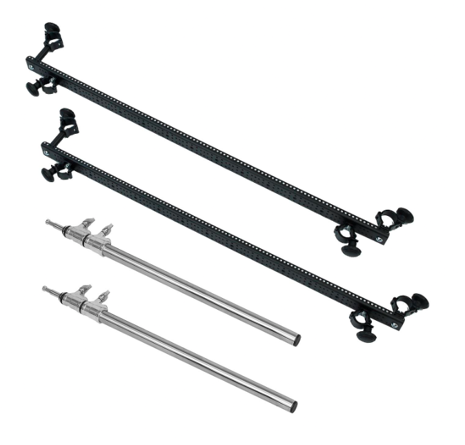 Filmcart Double Monitor crossbar mount with 5/8