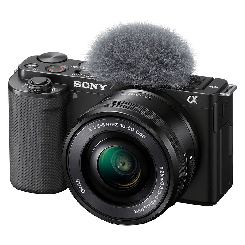 Фотоапарат за влогинг Sony ZV-E10 Black + E PZ 16-50mm f3.5-5.6 OSS II