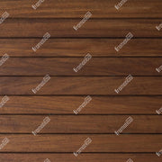 Horizontal Medium Brown Wood Mat Floor - 3.00m x 1.50m
