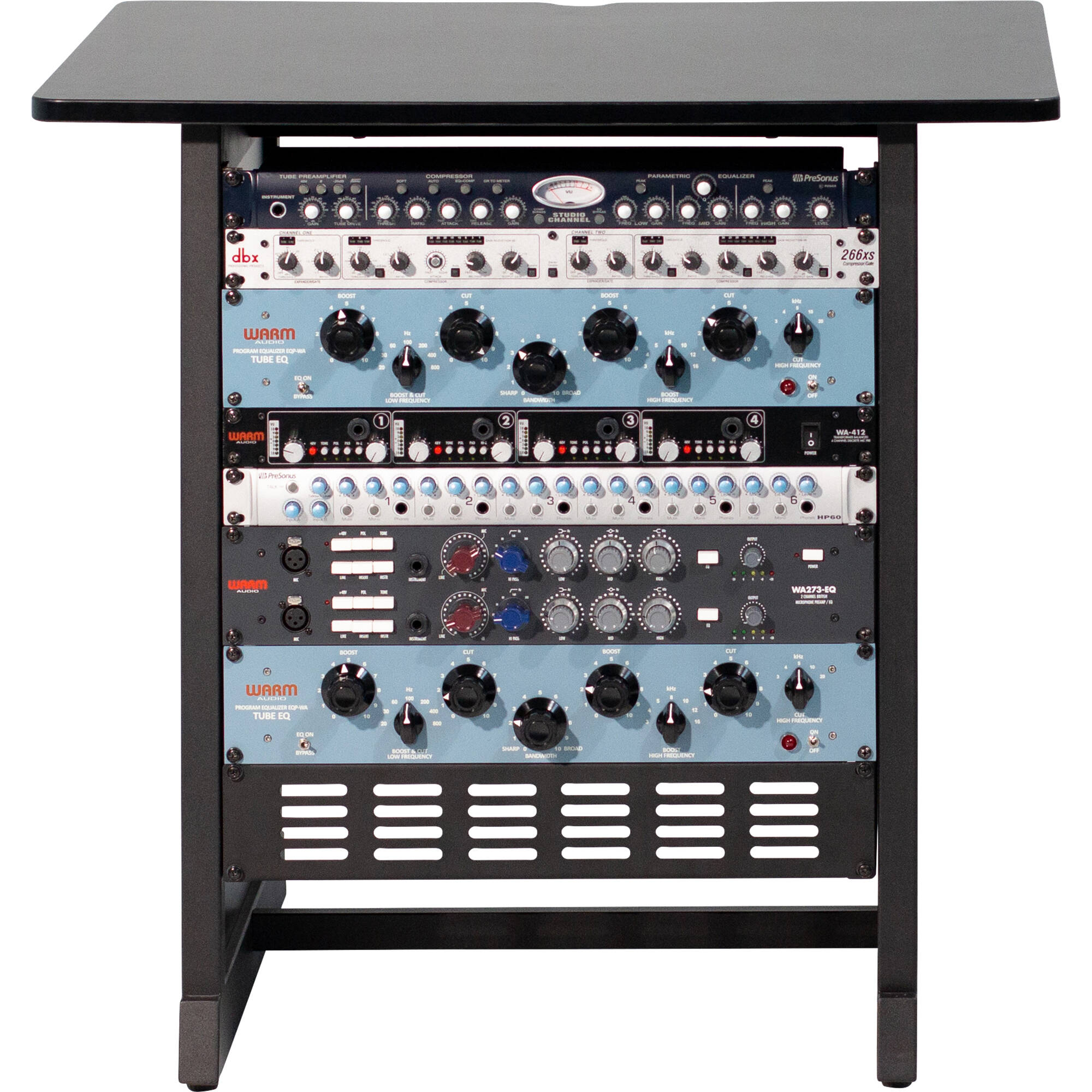 Рак шкаф Gator Frameworks Content Furniture 12U Rack Черен