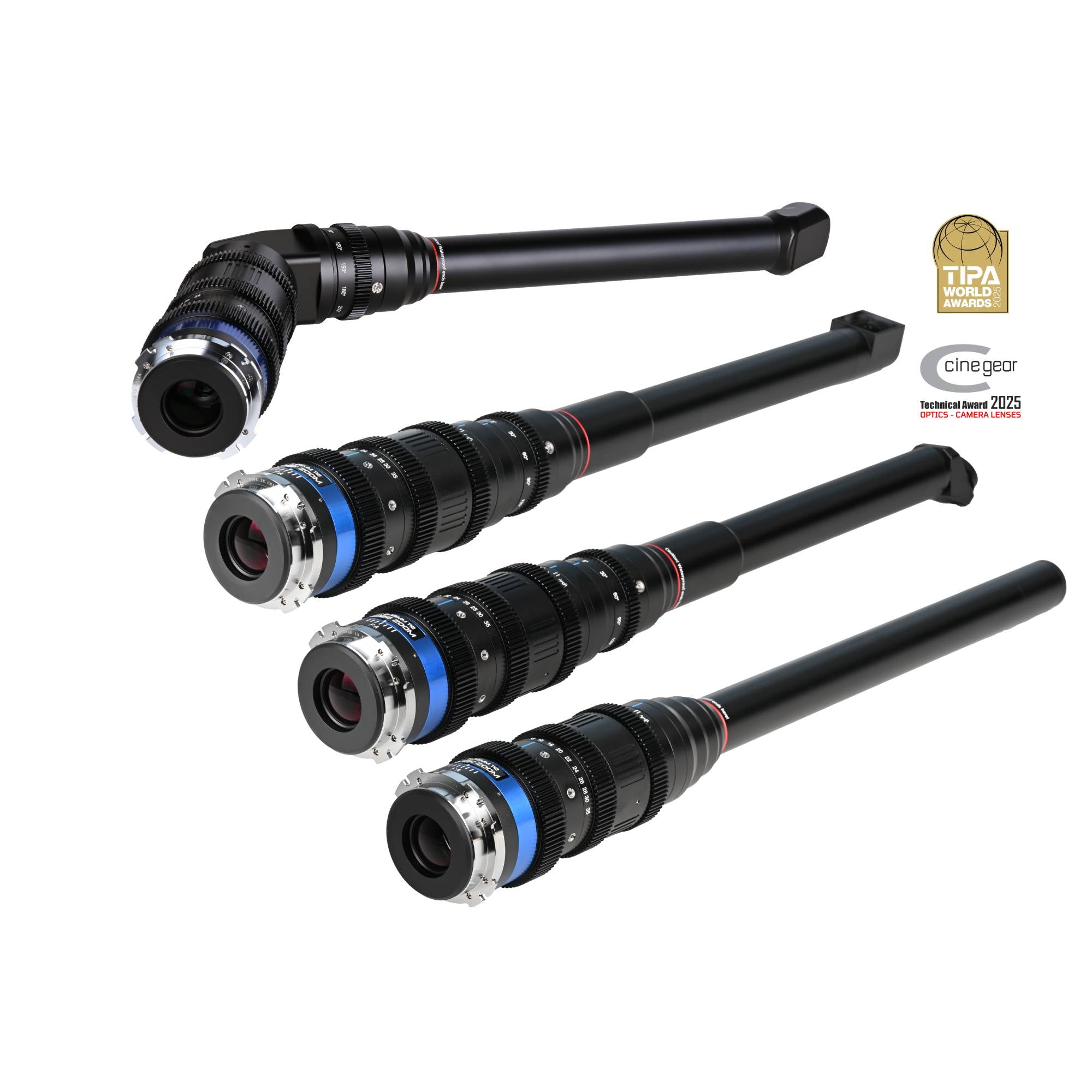 Четворен комплект Laowa Probe Zoom 4-lens Bundle 15–24mm T8 Lens  (Direct, Periscope, 35° Degree, 90° Degree)