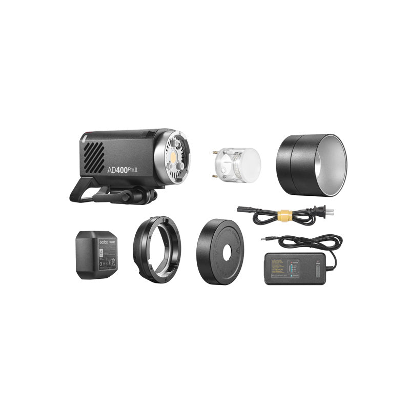 Преносим батериен TTL моноблок GODOX AD400Pro II