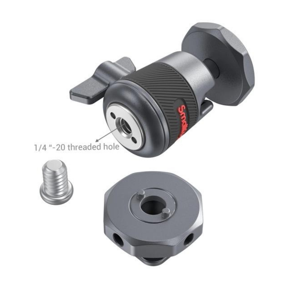 SmallRig Cold Shoe to 1/4 Threaded Adapter (2 pcs.)