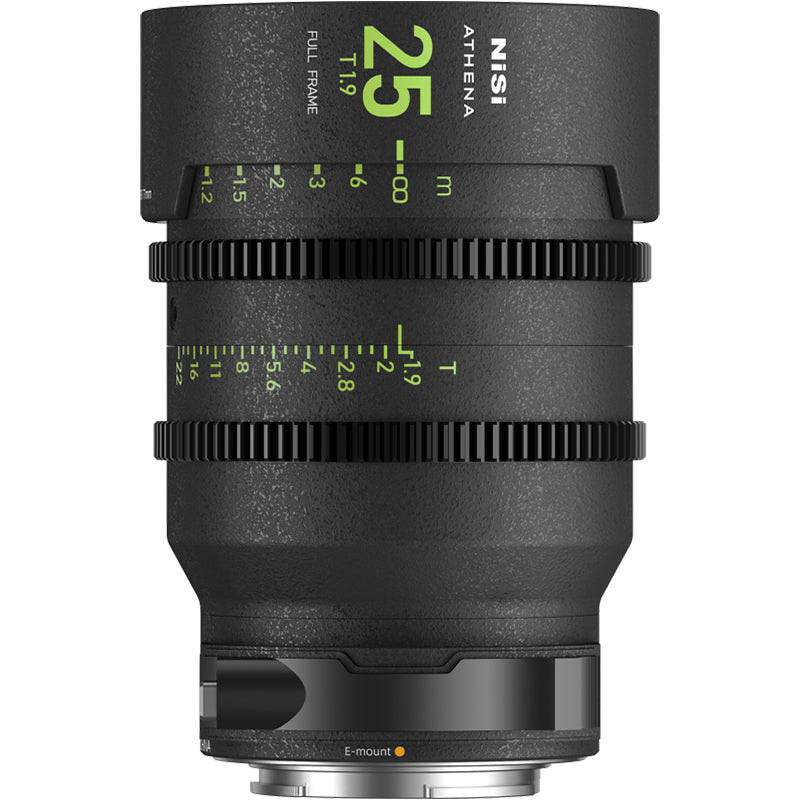 Комплект обективи NiSi Cine Lens Athena Prime 25/35/40/50/85mm за Sony L-Mount - с куфар и два филтъра