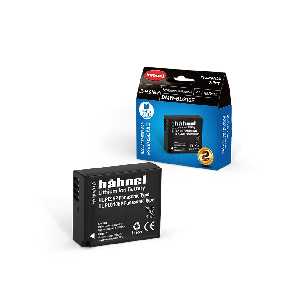 Hahnel HL-PLG10HP 1000mAh -литиево-йонна батерия-заместител на Panasonic DMW-BLG10