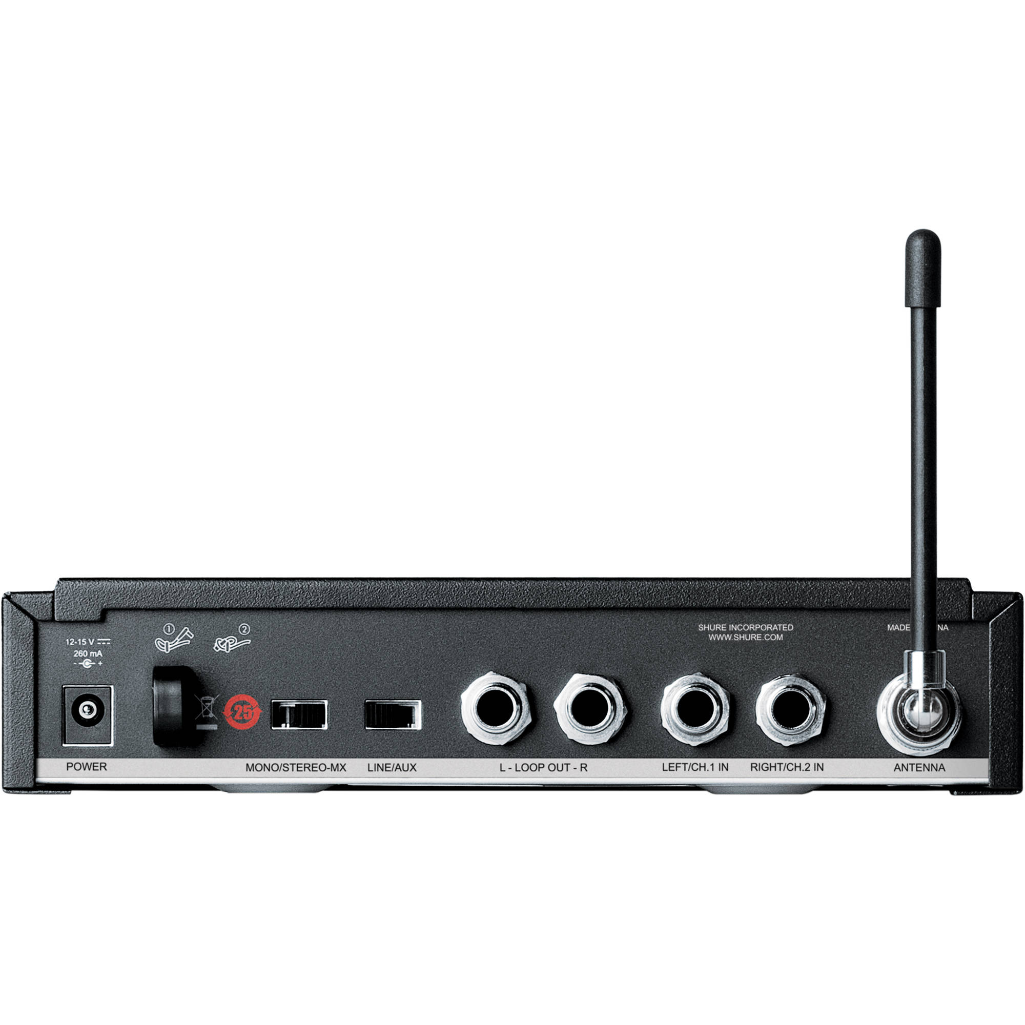 Shure PSM 300 P3TRA215CL Q25 (742-766 MHz)  Stereo Personal Monitor System with IEM
