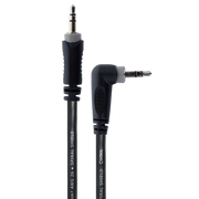 Балансиран кабел CORDIAL ES 1 WWR – Ъглов 3.5mm стерео (м) към 3.5mm стерео (м), 1 м