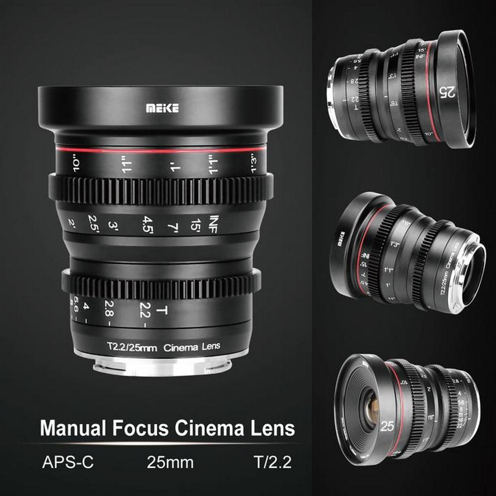 Meike Cine Lens 25mm T2.2 for MFT