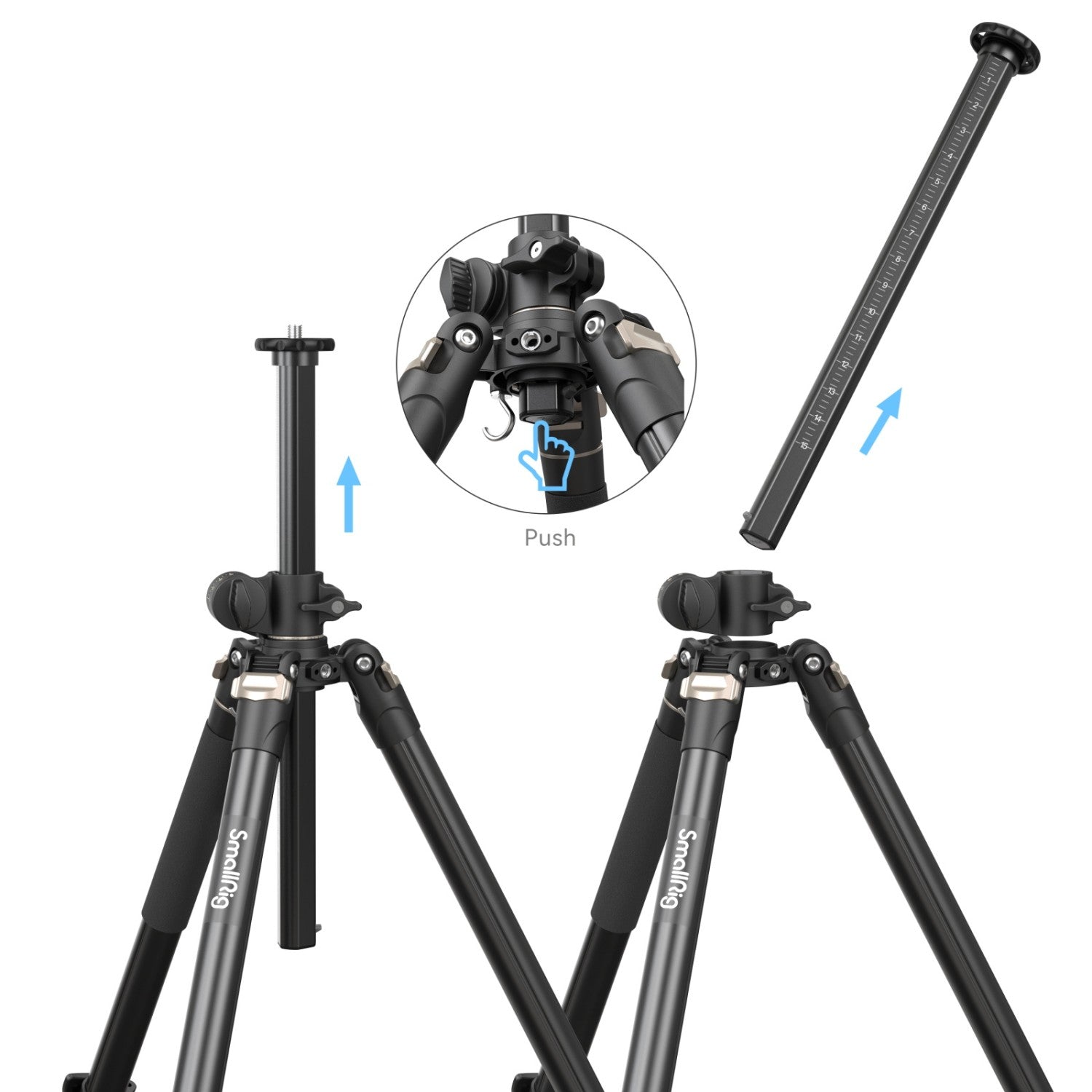 SmallRig Латерален статив с централна колона CT200