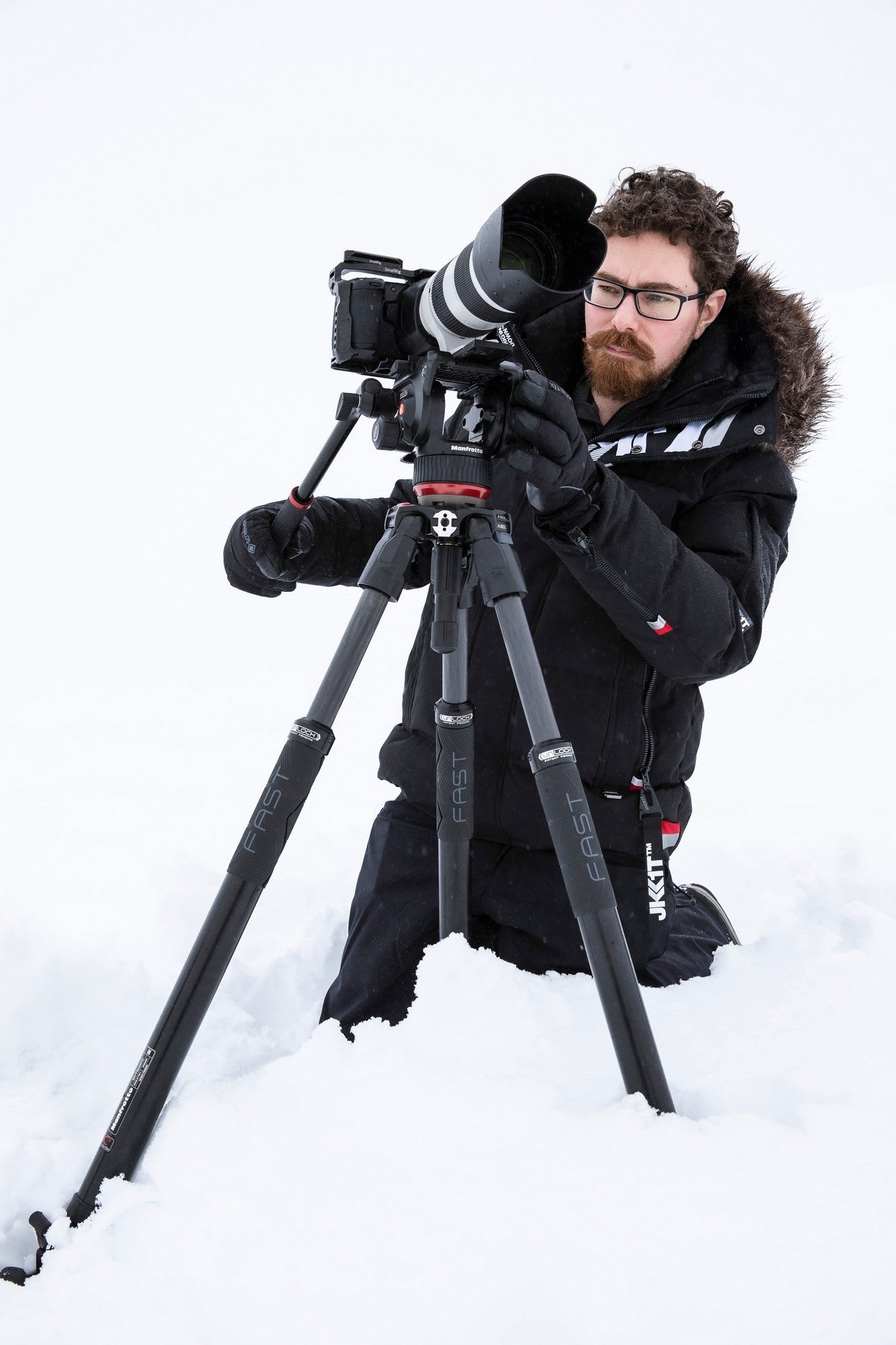 Manfrotto 504X Fluid Video Head with flat base