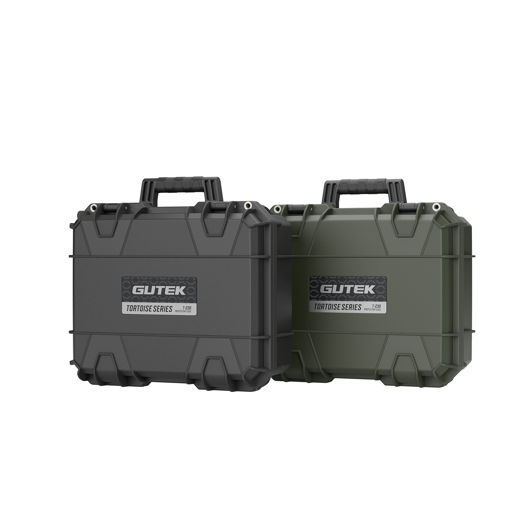 Твърд куфар GUTEK Tortoise T-230 Olive Drab Green - IP67