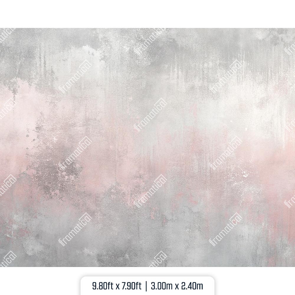 Текстилен фон - Rose-Gray Drift - 3.00m x 2.40m