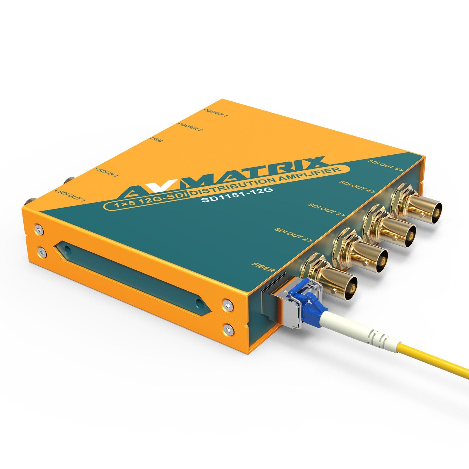 Разпределителен усилвател с повторна синхронизация 1×5 12G-SDI AVMATRIX