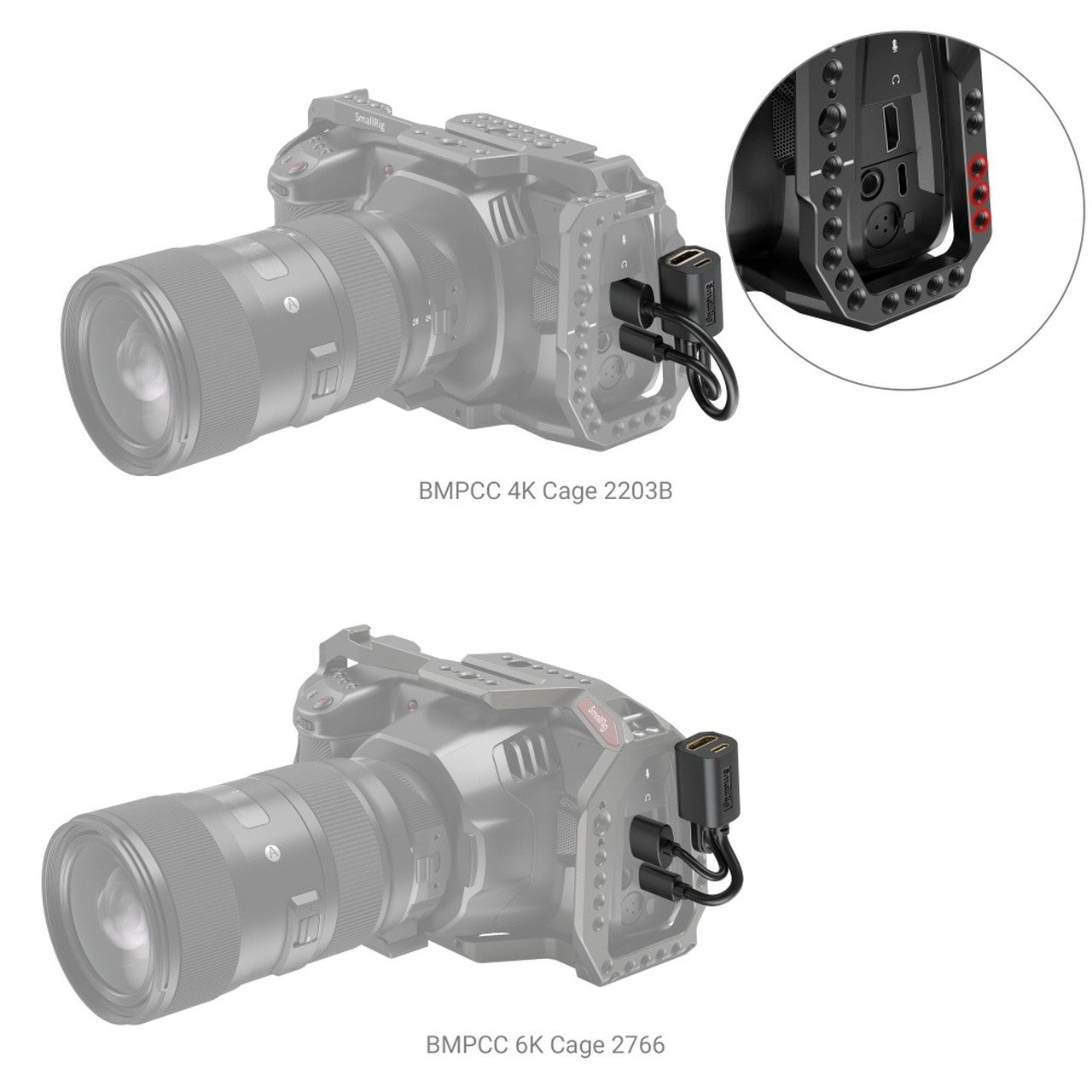 HDMI и Type-C Адаптер за клетка SmallRig