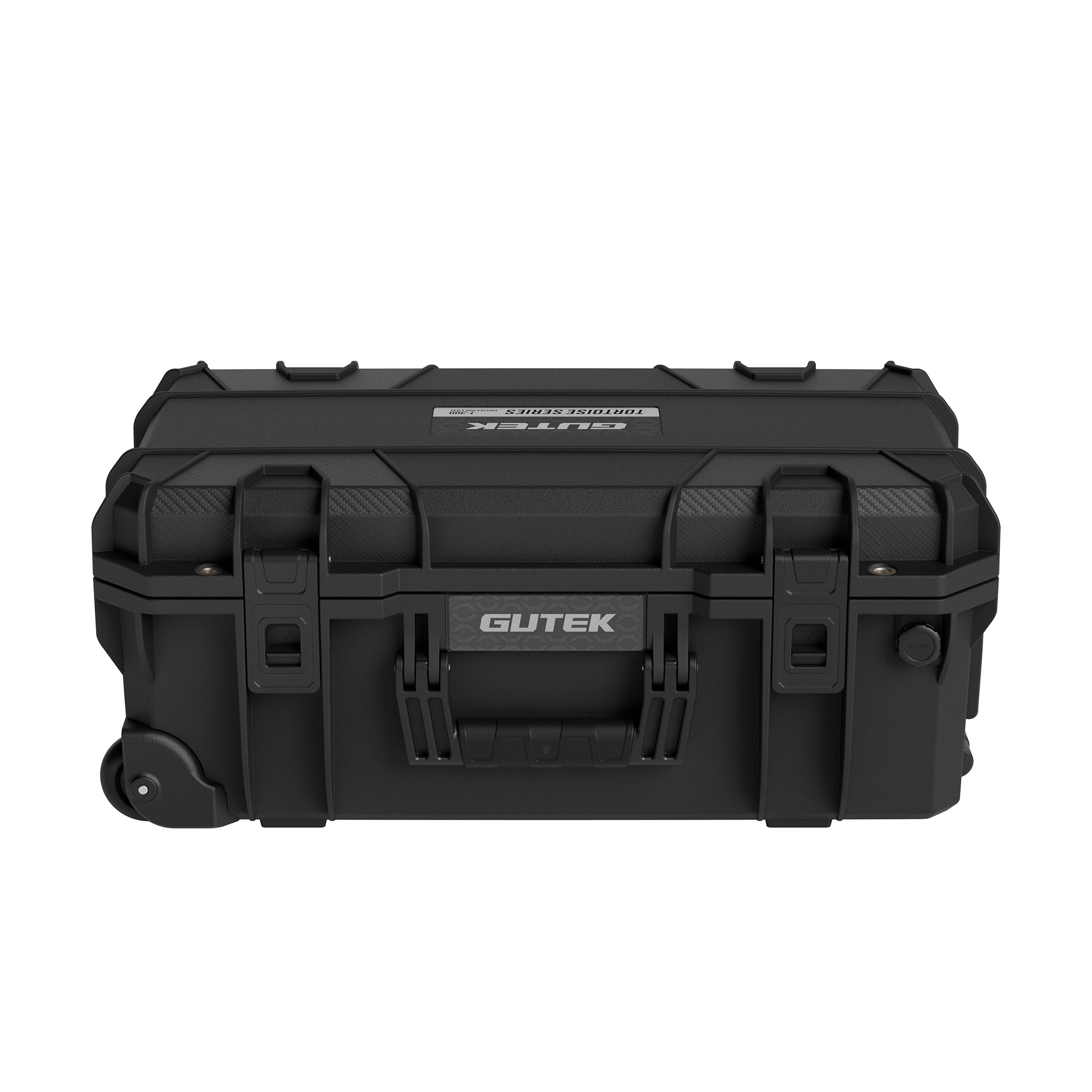 Твърд куфар с колелца GUTEK Tortoise T-300 Black - IP67