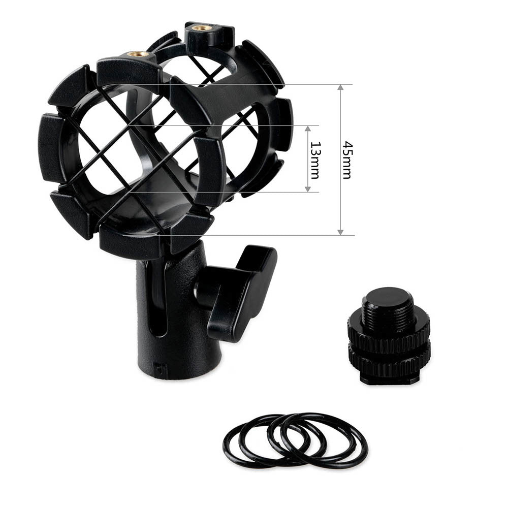 SmallRig Universal Microphone Shock Mount Adapter cold shoe