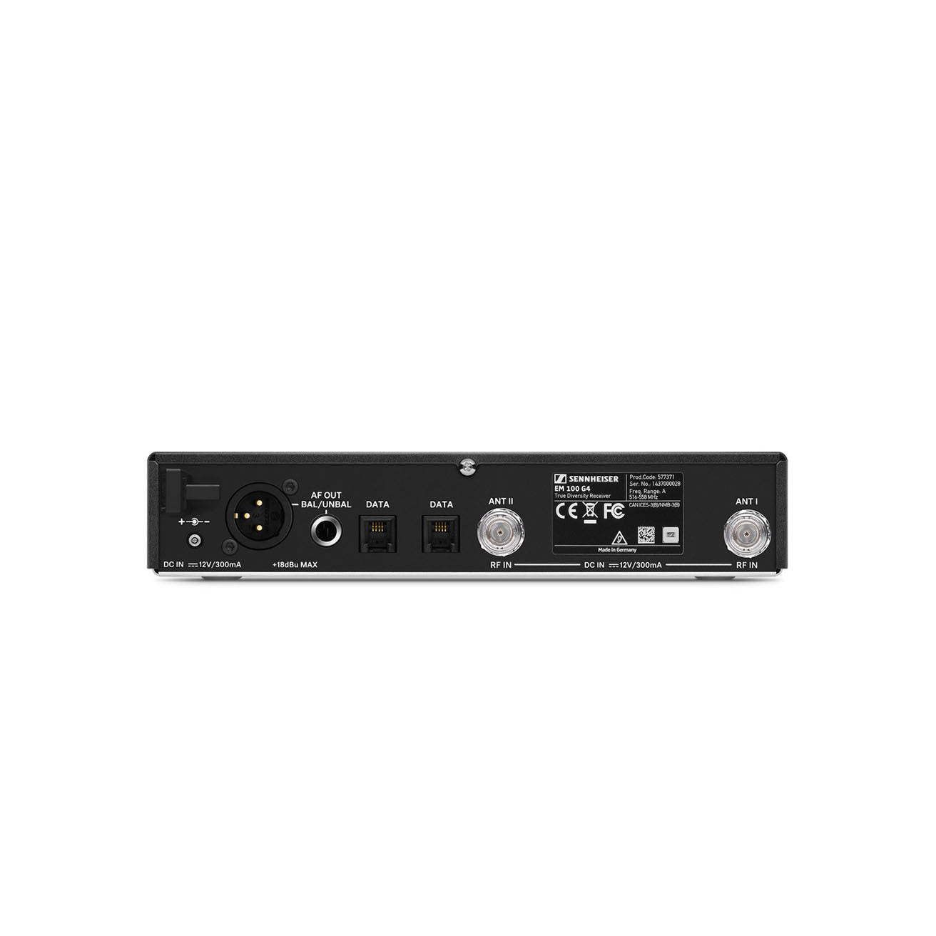 Безжичен комплект Sennheiser EW 100 G4-935-S-B с ръчен микрофон и настолен приемник (626-668 MHz)