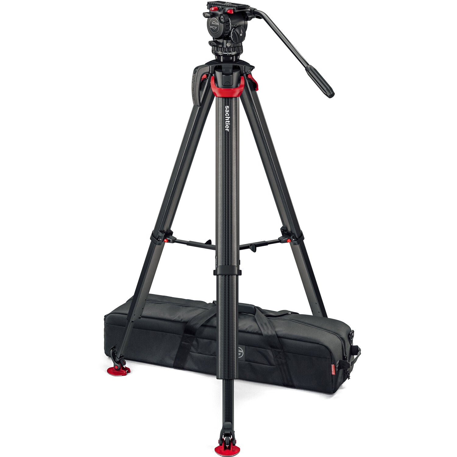 Видео статив Sachtler System aktiv6 flowtech75 MS Карбонов комплект със система за бързо разпъване