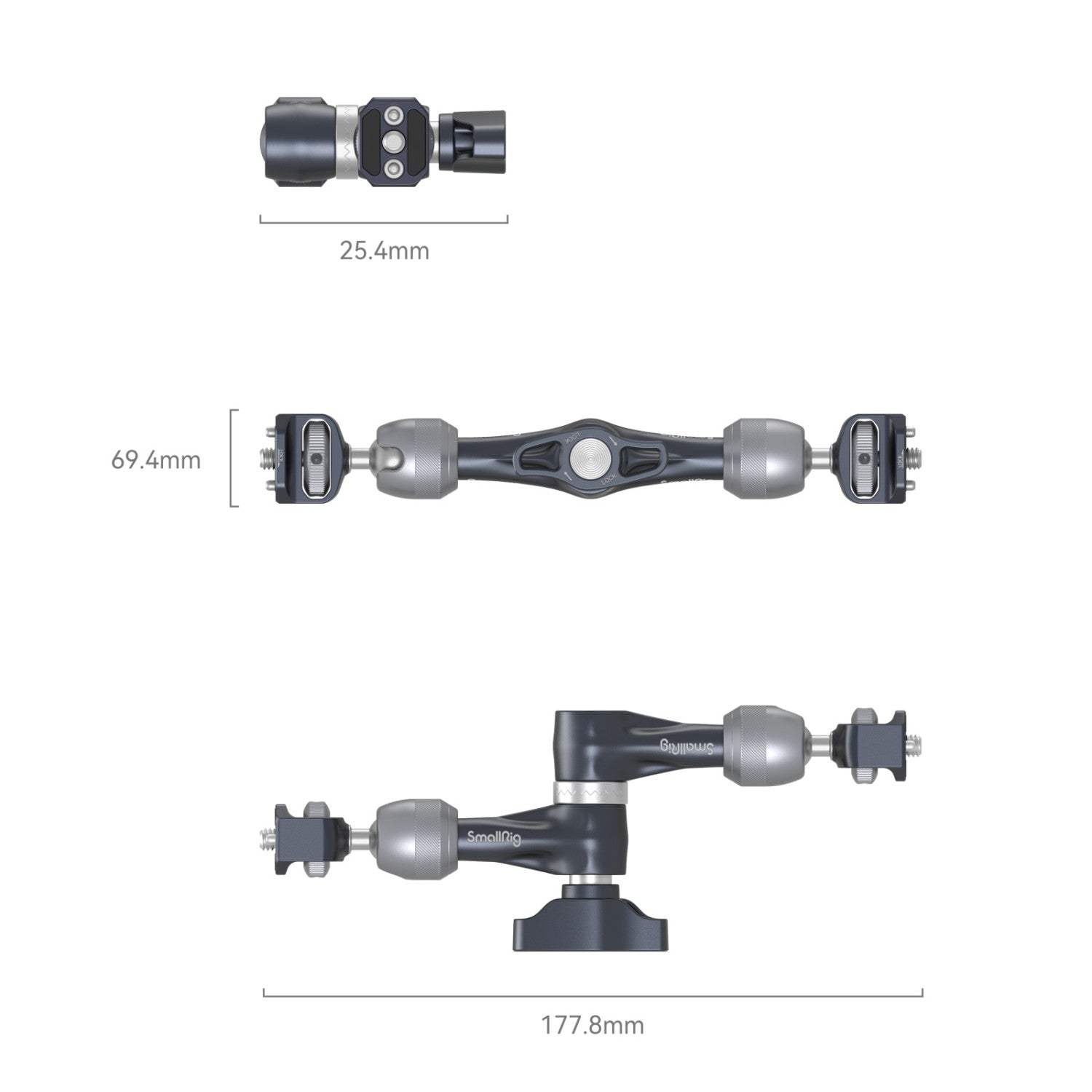 SmallRig Rosette Magic Arm 7”