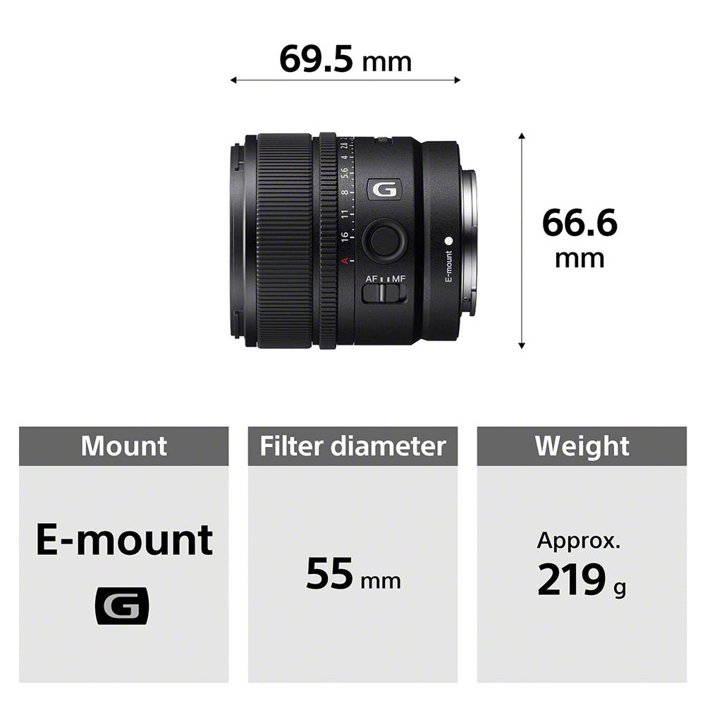Обектив Sony E 15mm f1.4 G