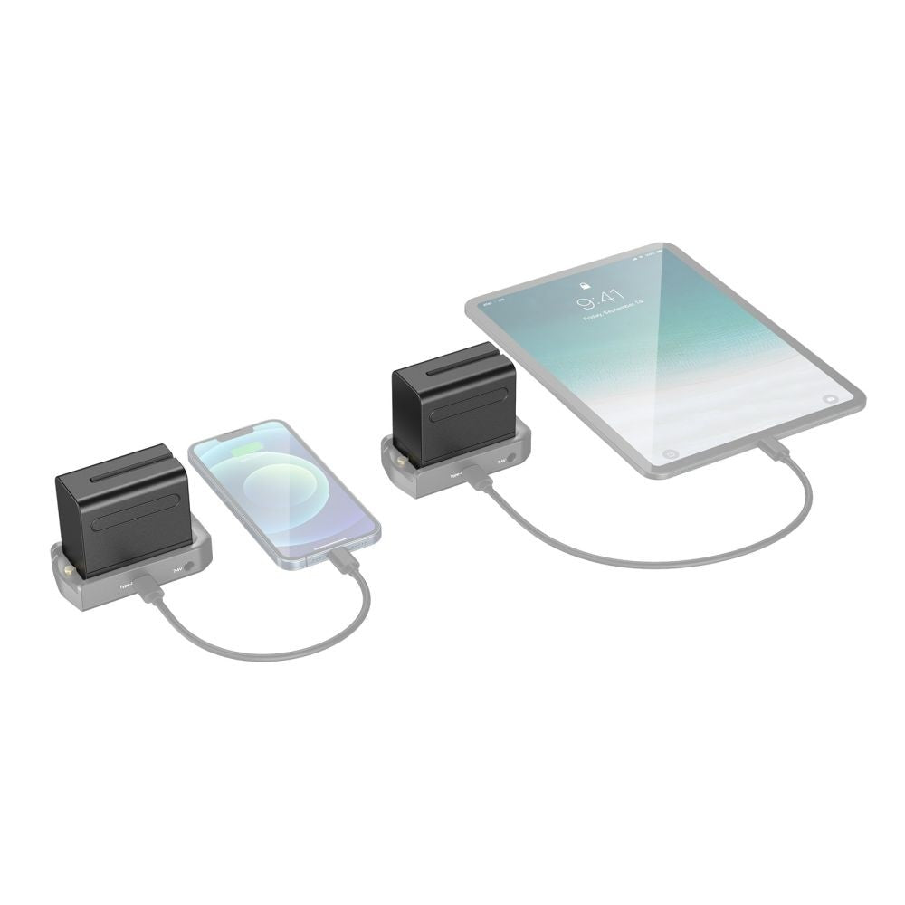 Комплект две батерии SmallRig NP-F970 и зарядно