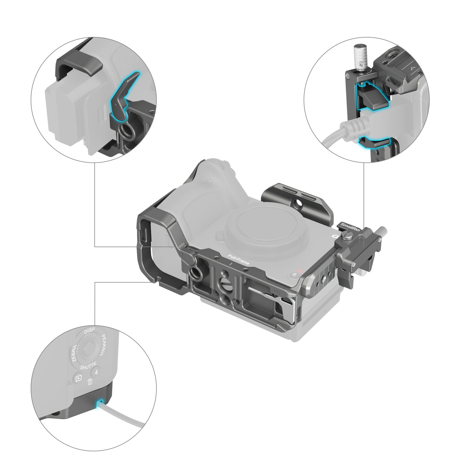 Клетка SmallRig с бързо освобождаване HawkLock Kit за Sony FX3 / FX30