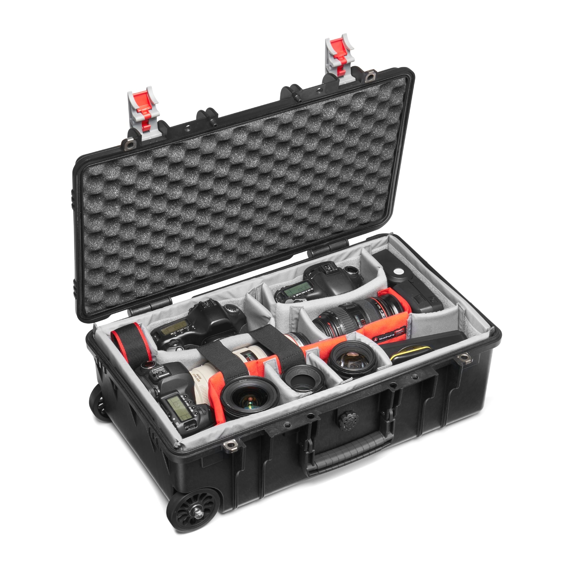 Manfrotto Pro Light Reloader Tough-55 LowLid carry-on camera roller bag
