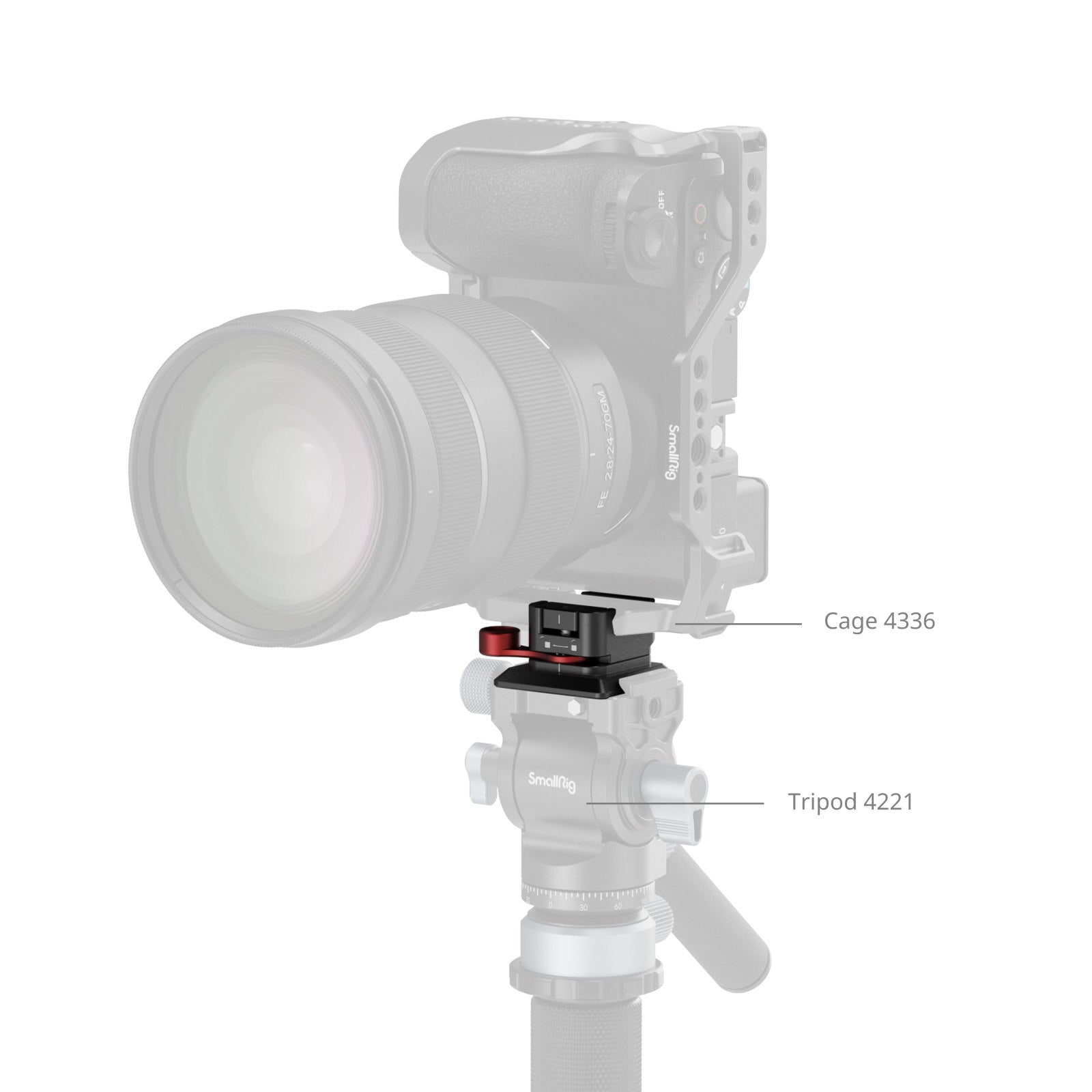 SmallRig NATO Clamp to Arca-Swiss Quick Release Plate