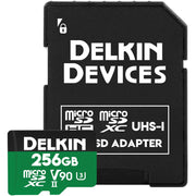 Карта памет Delkin microSD Power 2000x UHS-II (V90) R300/W250 256GB