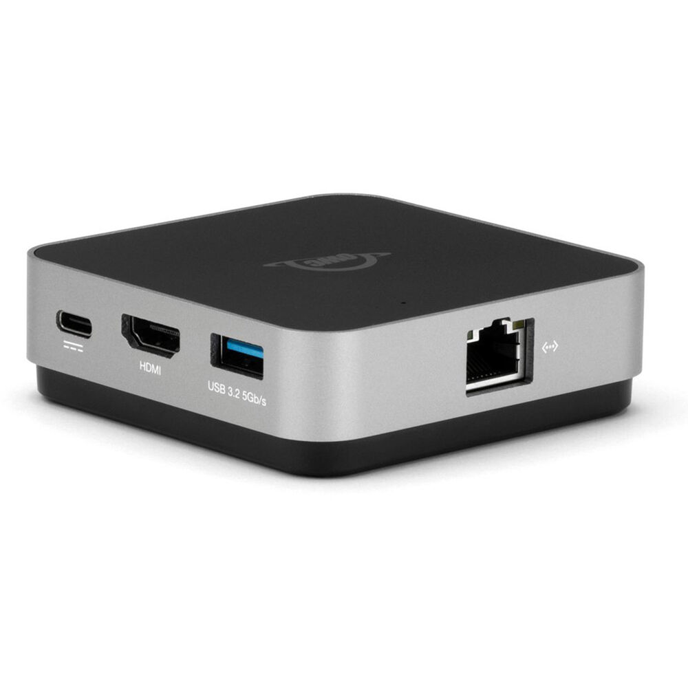 OWC Dock USB-C Travel Dock E 6-Port Travel Dock 100W- Space Gray (ethernet)