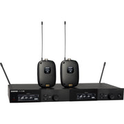Двуканална безжична система Shure SLXD14DE-H56 (518 - 562 MHz) 2бр. предаватели и двуканален приемник