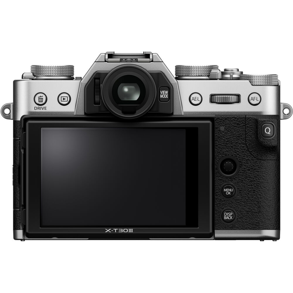 Фотоапарат Fujifilm X-T30 III (Сребърен) с обектив Fujifilm XC 13-33mm f/3.5-6.3