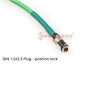 Мъжки конектор DIN  1.0/2.3 Crimp plug, Push-pull за кабел Belden 1855