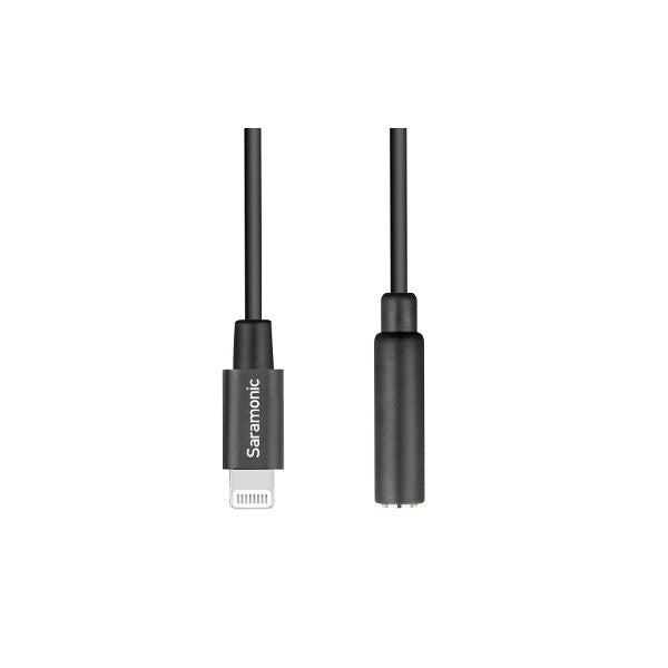 Saramonic 3.5Mm Trrs (Female) To Lightning (Male) Microphone And Headphone Jack Adapter