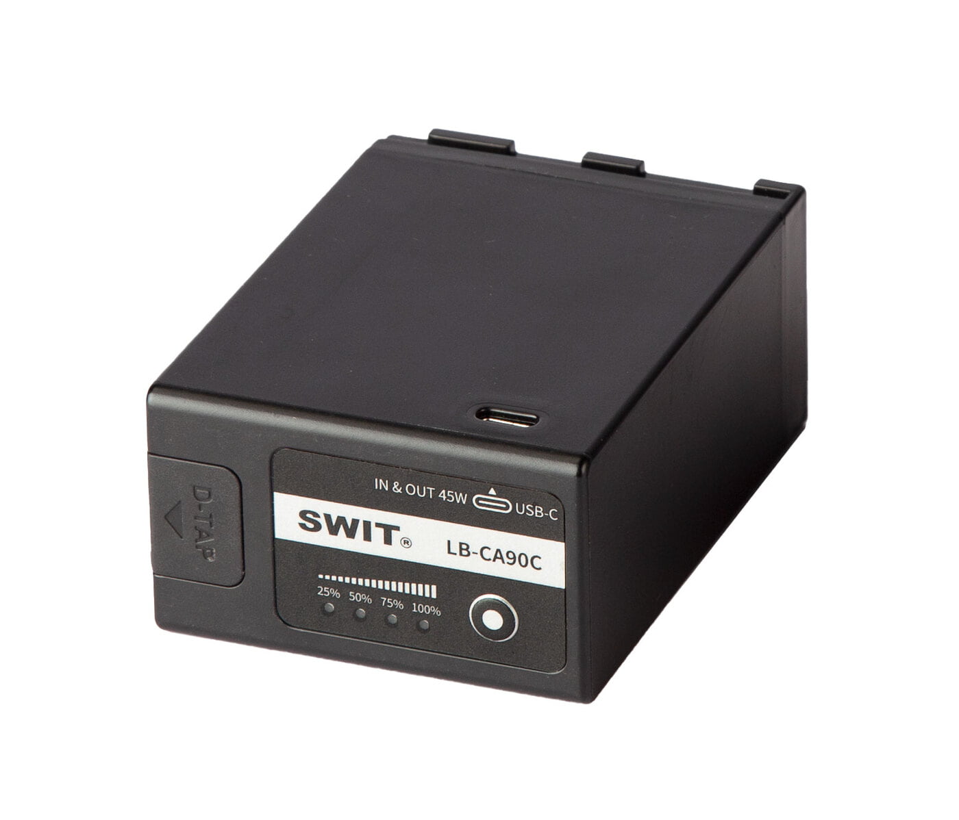 Батерия Swit LB-CA90C за видеокамери Canon BP-A60/BP-A30 - USB-C (45W), D-Tap