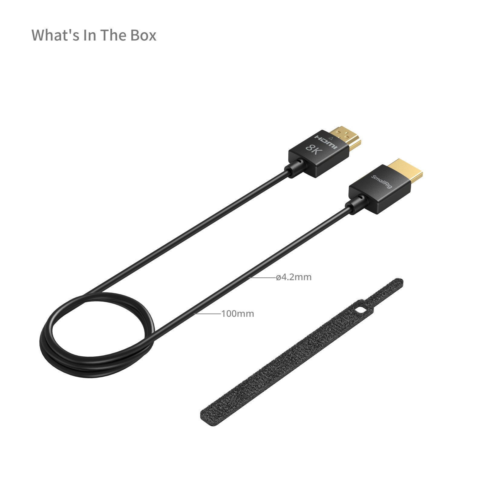 SmallRig 8K HDMI кабел за данни (A към A) (100 cm) 5086