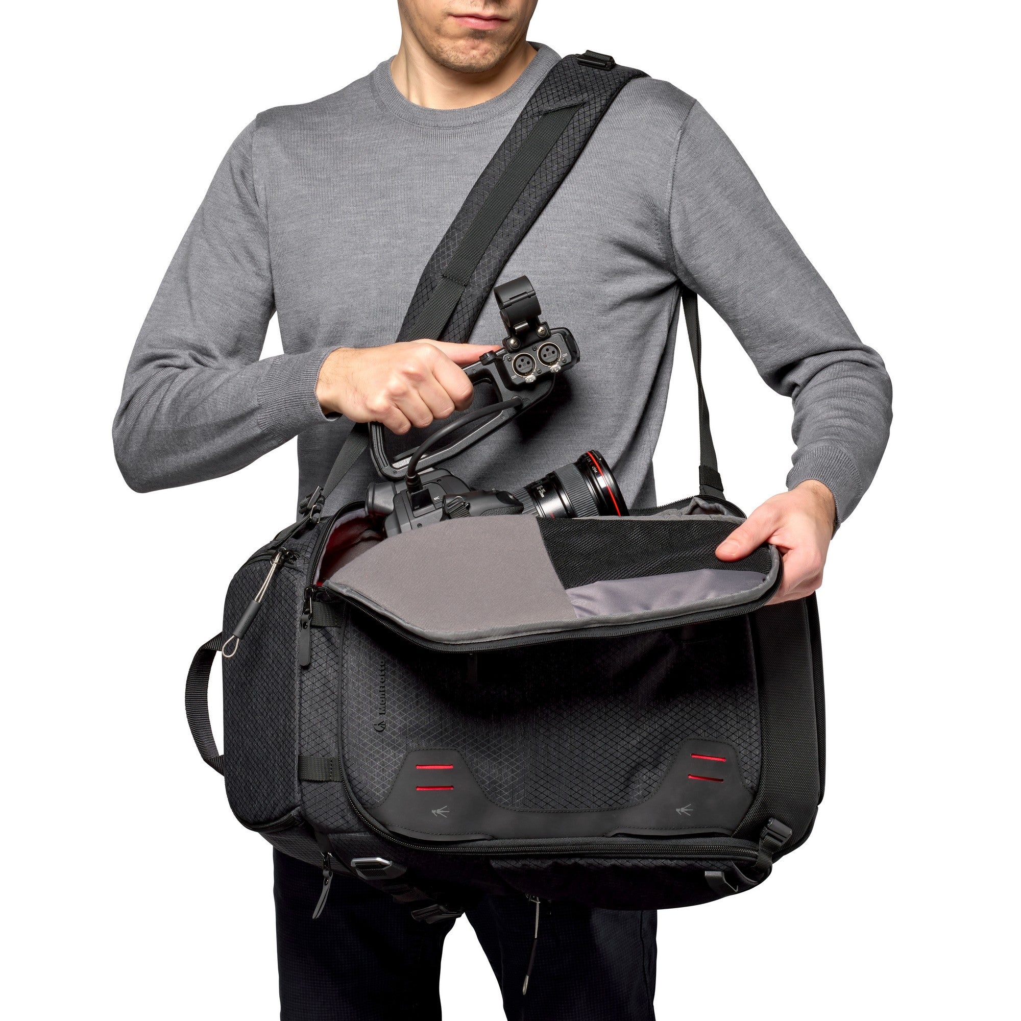 Manfrotto PRO Light Multiloader Camera Backpack M for DSLR/Camcorder - 17L