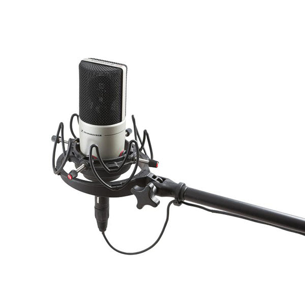Rycote InVision USM for microphones weighing up to 750 grammes & between 18mm and 55mm in diameter.