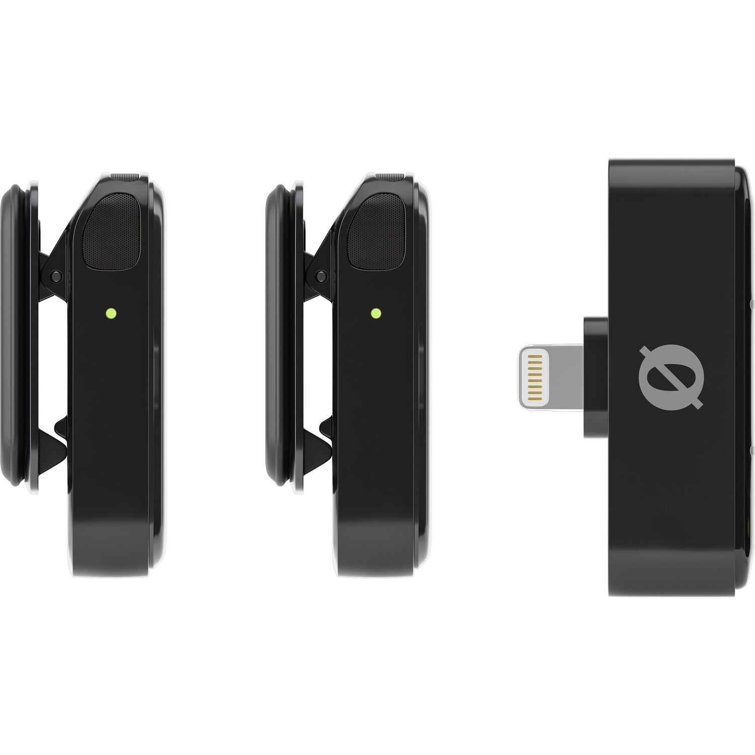 Комплект безжична брошка Rode Wireless Micro - 2бр. предавател и 1бр. двуканален приемник - Черно - Lightning