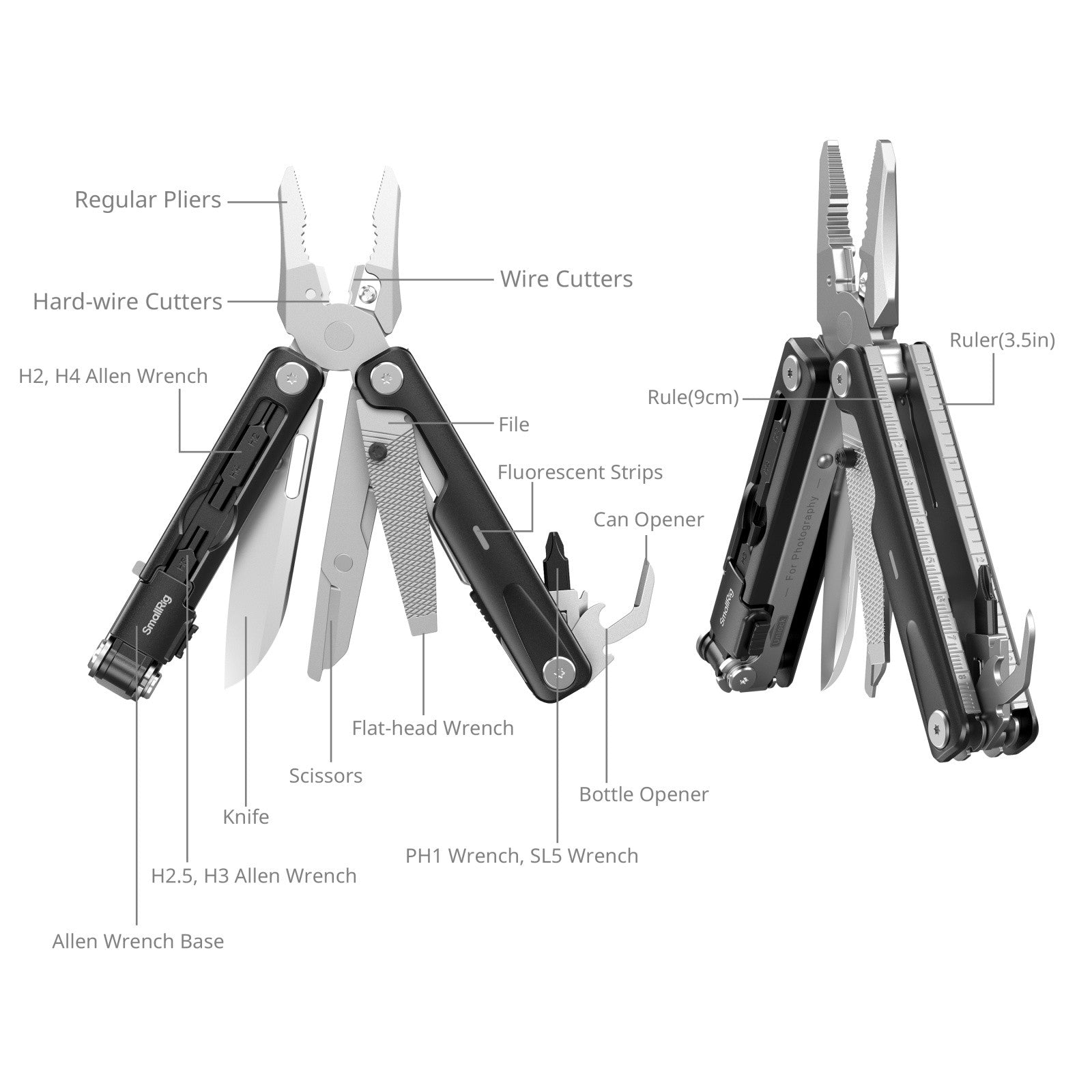 Сгъваем комплект инструменти SmallRig EDC Multi-Tool 5294