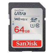 Карта памет SanDisk 64gb Ultra SDXC,140MB/S, UHS-I, C10, U1, FULL HD