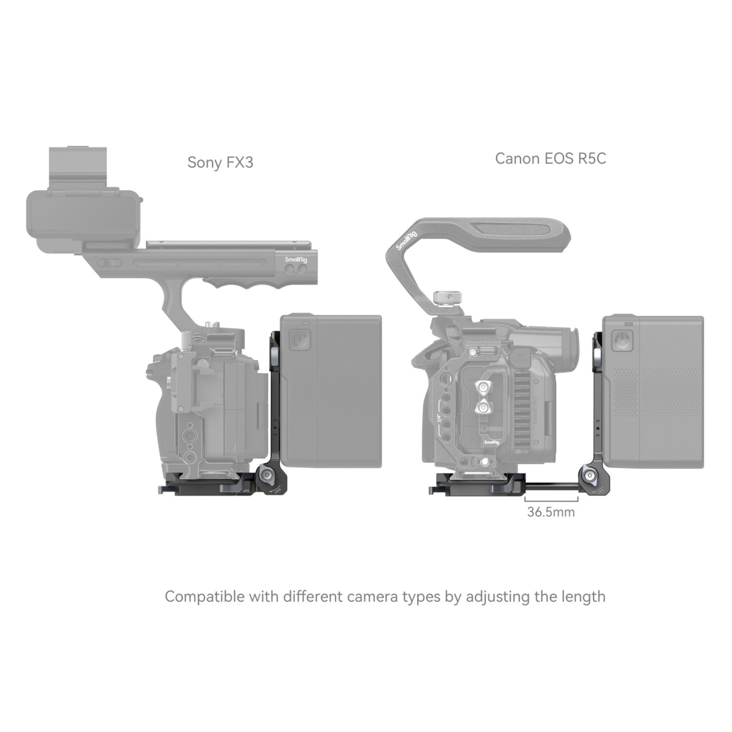 SmallRig компактна система за монтаж на V-Mount батерия 4505B