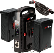 Hedbox Probank-2L - комплект зарядно и две V-Lock батерии Nero L 190Wh