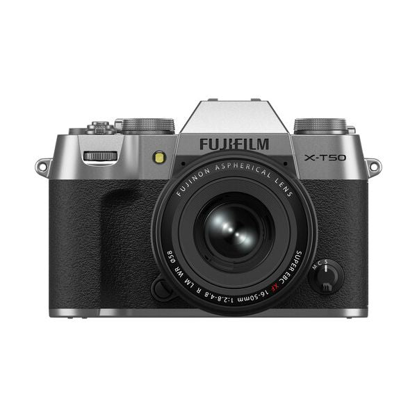 Фотоапарат Fujifilm X-T50 Сребърен с обектив XF 16-50mm f/2.8-4.8 Lens