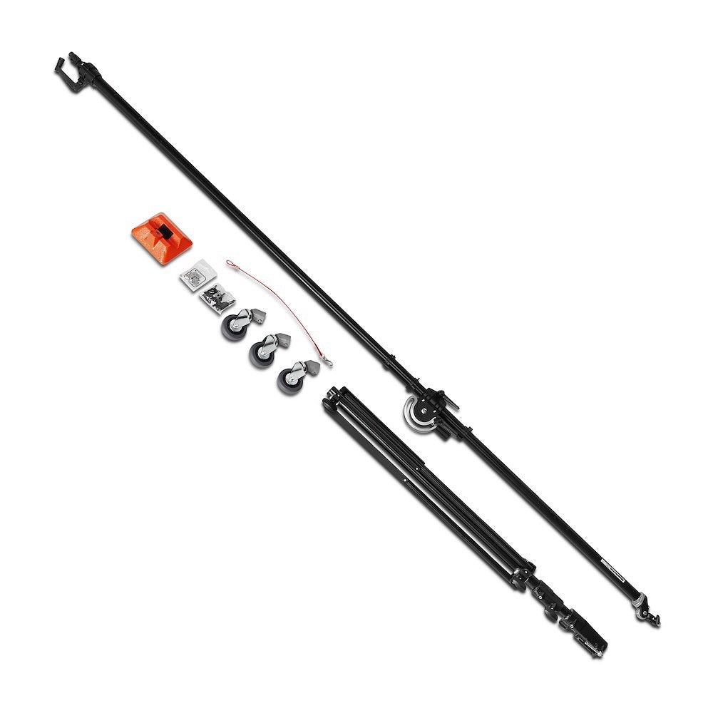 Комплект статив и напречно рамо (жираф) Manfrotto 025BS Black Superboom - 5г. гаранция