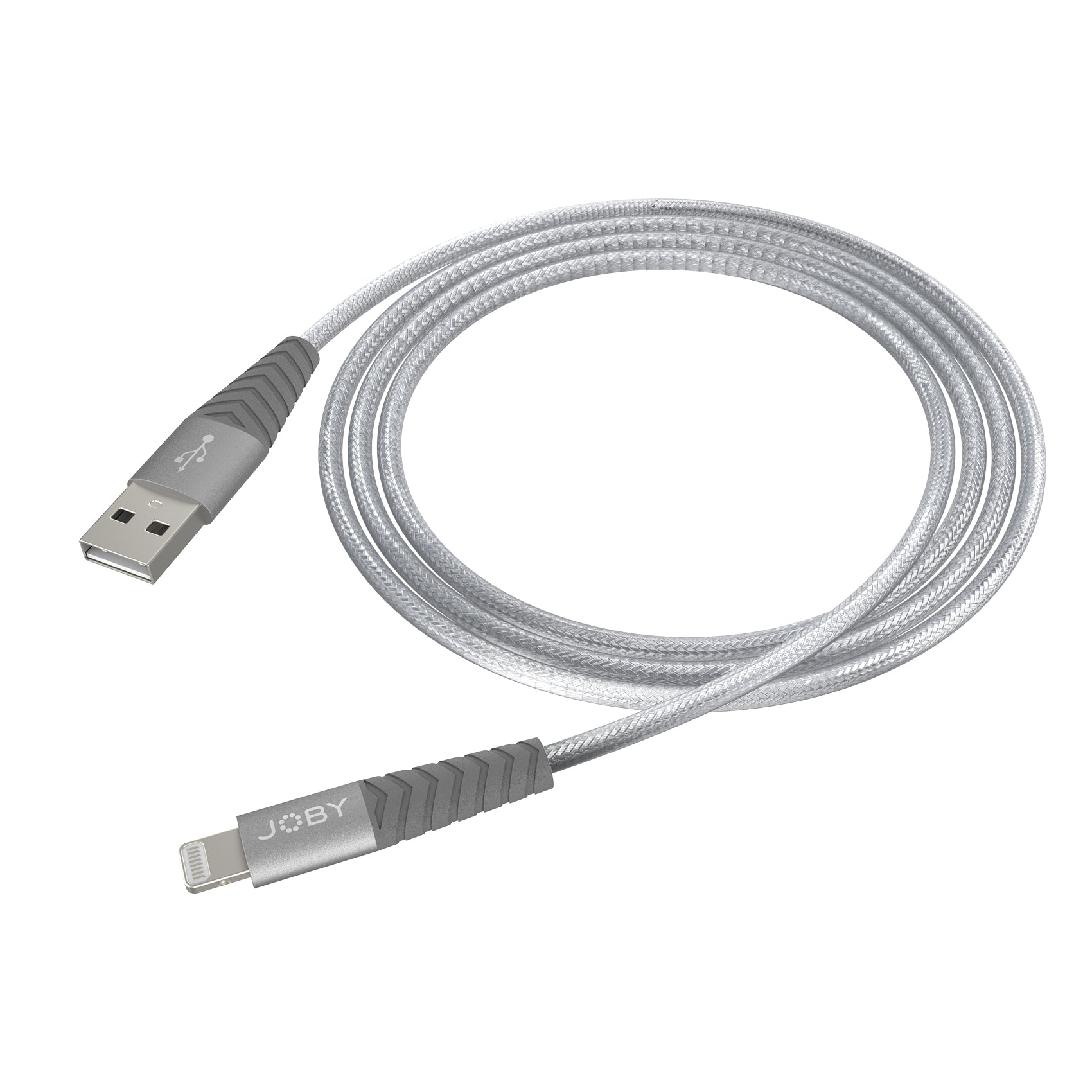 Кабел Joby Charge and Sync Lightning Cable 3.0m Space Grey - MFi сертифициран