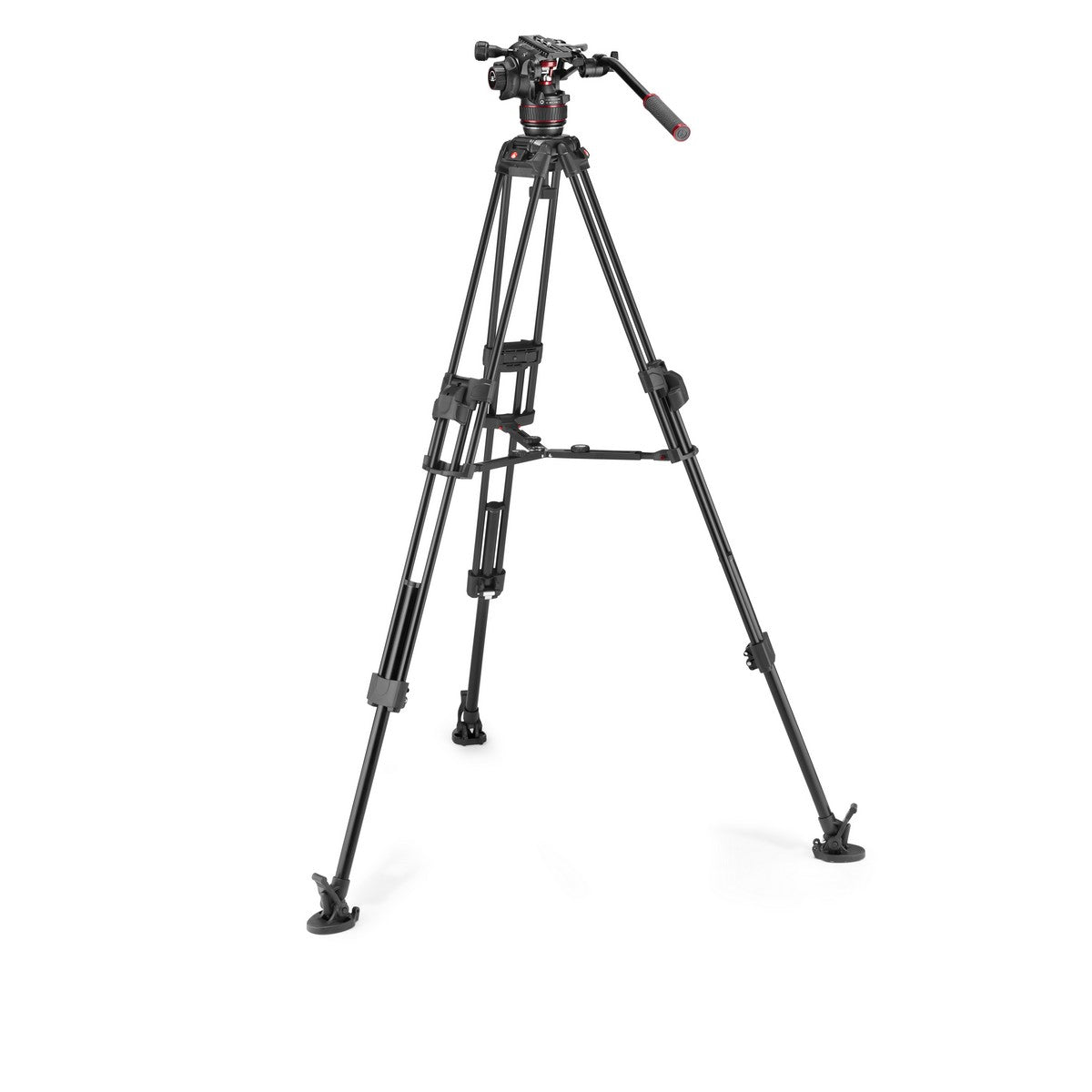 Manfrotto Nitrotech 608 series with 645 Fast Twin Alu Tripod